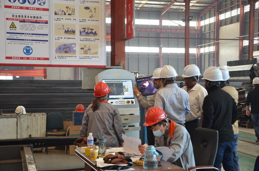 Qingdao KXD Steel Structure Co., Ltd ligne de production du fabricant
