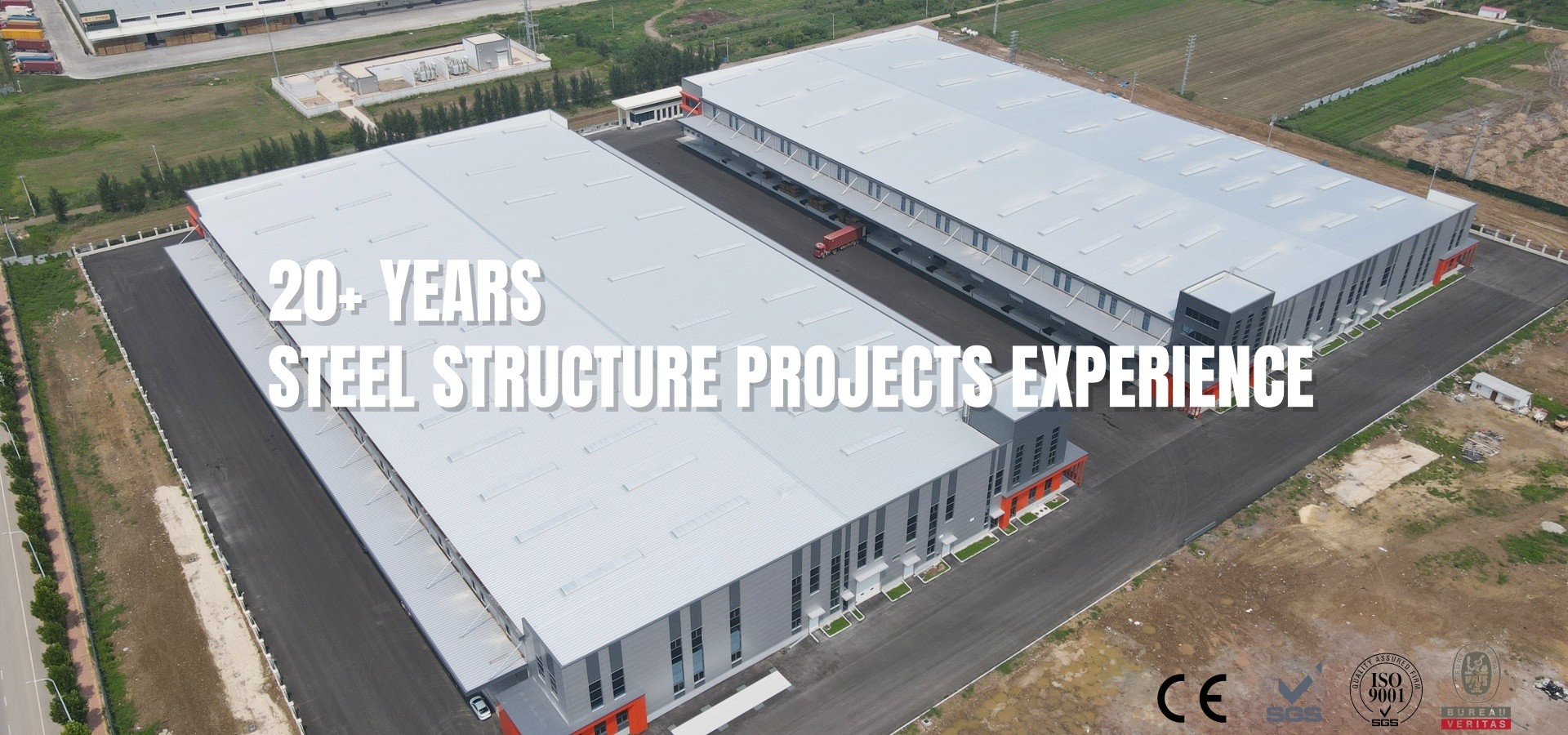 qualité Construction de structures en acier usine