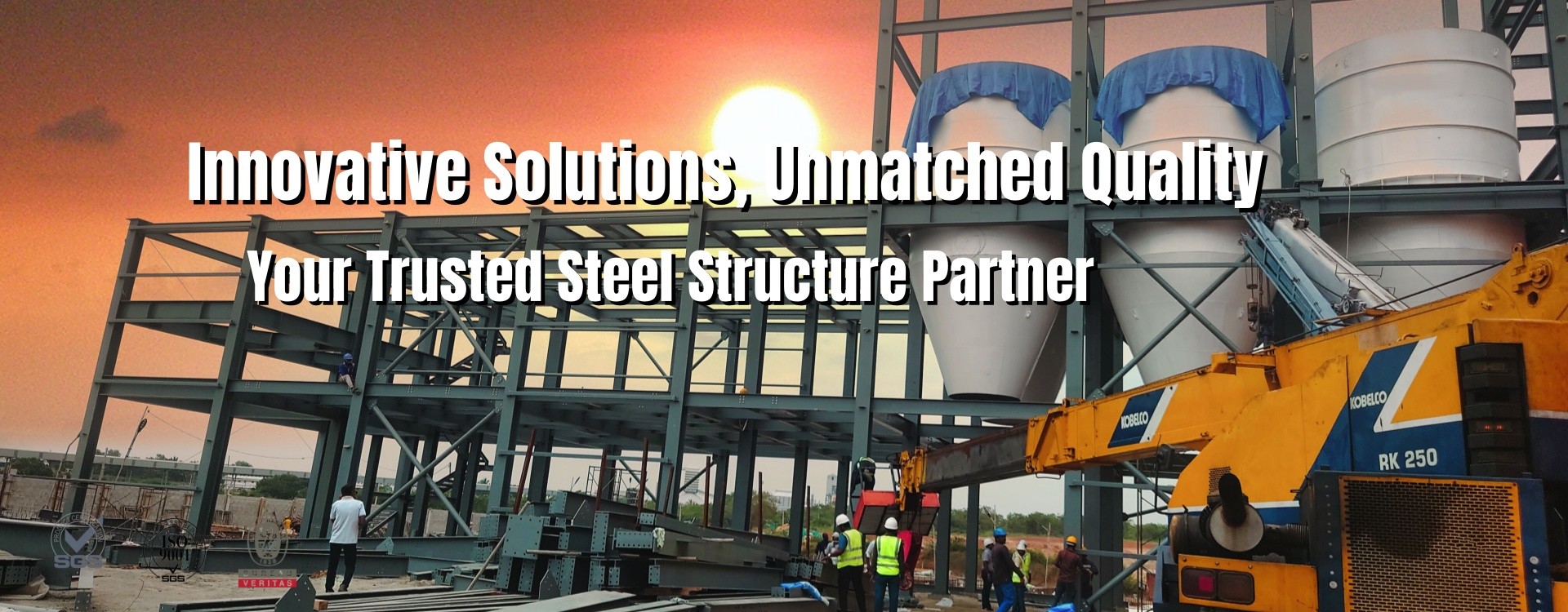 qualité Construction de structures en acier usine