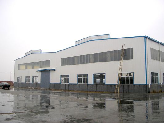 Bâtiment industriel en acier préfabriqué H section bâtiment de structure en acier entrepôt