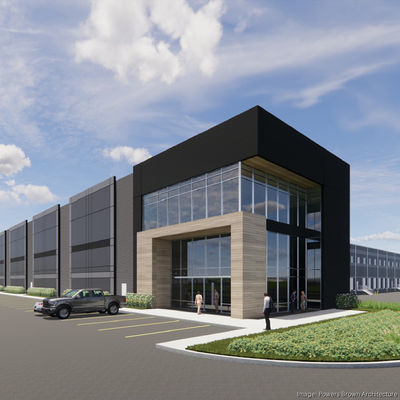 Cadre de portail bâtiment commercial en acier structure en acier entrepôt métallique préfabriqué