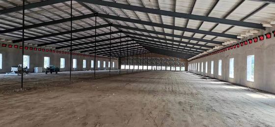 Construction préfabriquée en acier maison de volaille Q235B Q355B