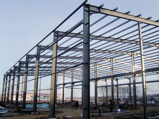 Alkyd Peinture métallique Construction de bâtiments Ateliers préfabriqués sur mesure en acier