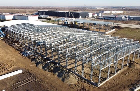 Structure modulaire en acier Construction d'entrepôts industriels Bâtiment d'usine préfabriqué