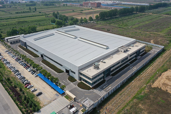 Construction de bâtiments préfabriqués d'acier de grande portée