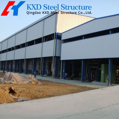 Structure en acier sur mesure Entrepôt préfabriqué préfabriqué