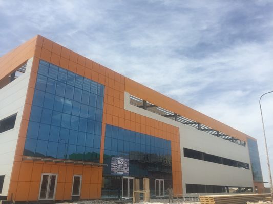 Algérie Conception libre Structure préfabriquée en acier Atelier entrepôt bâtiment Préparation d'échantillons