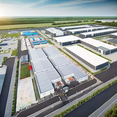 Conception moderne Structure d'acier industriel Entrepôt préfabriqué Construction d'entrepôt Efficacité optimale