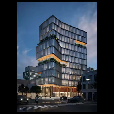 Chambres en acier galvanisé immeubles de bureaux et hôtels de grande hauteur à plusieurs étages