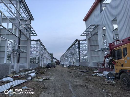 Constructions en acier préfabriquées respectueuses de l'environnement destinées à un usage résidentiel et agricole