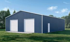 Acier Matériau coloré Q355 Bâtiment préfabriqué Garages préfabriqués Construction kits à vendre