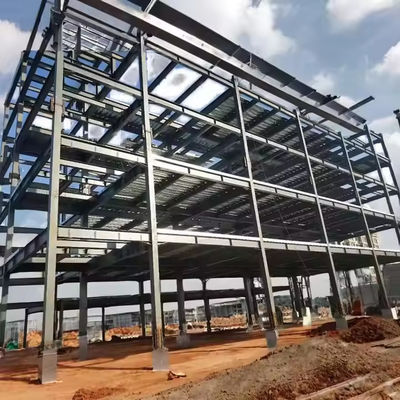Budget convivial Maison préfabriquée en acier lourd de grande hauteur Structures en acier bâtiment entrepôt atelier