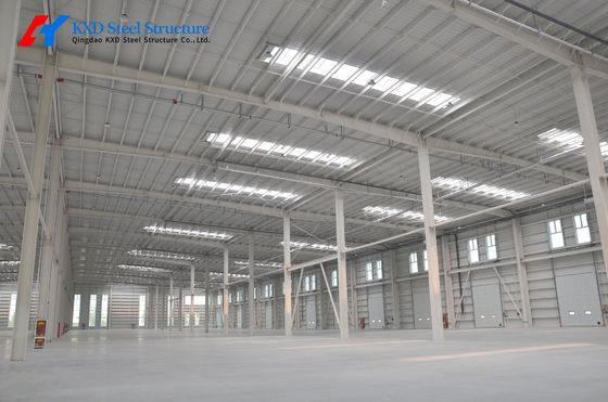 Structure en acier recouverte sur mesure entrepôt métallique préfabriqué bâtiment de hangar