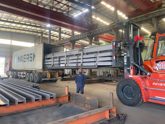 40 Conteneurs de chargement Bâtiments en acier préfabriqués Portables Installation directe sur place