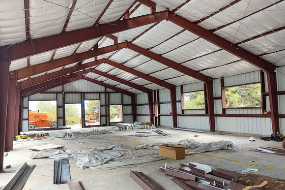40x60 Barndominium entrepôt en acier préfabriqué Structure du bâtiment en métal