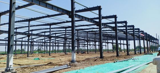 Atelier de structure en acier personnalisé, laminé à chaud, H, boulonné à haute résistance, SGS BV