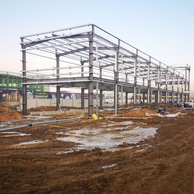 Structure légère en acier Structure métallique préfabriquée Entrepôt
