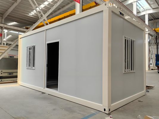 Maison de conteneurs de 20 pieds installée rapidement Petite boutique