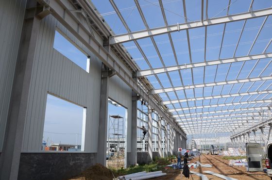 Entrepôt de structure en acier préfabriqué avec cadre Q355B/Q235B