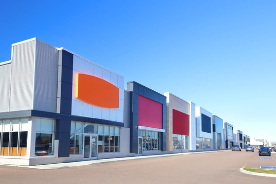 Structure en acier à plusieurs étages Centre commercial Supermarché Magasin préfabriqué Bâtiment métallique