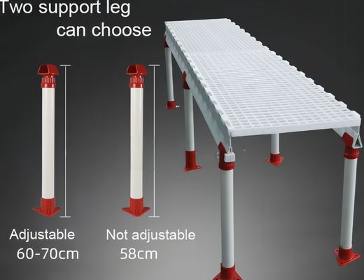 Ferme de chèvres Plastique à plancher à la traîne Maison de poulet Blanc / sur mesure