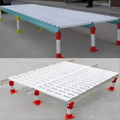 Facile à nettoyer le sol en plastique à dalles maison de volaille couleur personnalisée