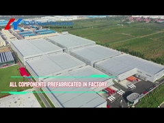 bâtiments en acier de structure de portail entrepôt bâtiments commerciaux métalliques préfabriqués