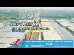 Construction de bâtiments industriels en acier à grande hauteur Anti-séisme Entrepôt préfabriqué