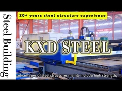Construction d'un hangar en acier personnalisable Structure préfabriquée en acier Entrepôt