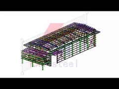 Entrepôt de structure en acier 3D Tekla